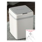 Greentech Sensörlü Kablolu 12 Litre Çöp Kovası / GT-SC01 BEYAZ