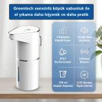 Greentech Sensörlü USB Şarjlı Köpük Sabunluk/GT-SD01