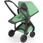 Greentom Reversible Çift Yönlü Bebek Arabası | Siyah Şasi - Mint