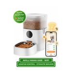 Greenwich Zero Point of Beauty Akıllı Otomatik Mama Kabı - Hediyeli 4 L | Wifi Uzaktan Kontrol | Kedi Köpek Kameralı Değildir