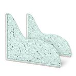 Greethga 2 Adet Duş Köşe Su Koruma Kristal Parlaklık Splash Guard Küvet için Kendinden Yapışkanlı