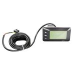 Greethga 36 V 48 V elektrikli bisiklet GD01 LCD ekran paneli ile sıradan konnektör e-bisiklet ekran metre aksesuarları