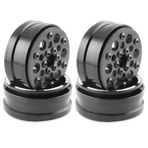 Greethga 4 adet Beadlock jant göbeği 1,9 inç karbon fiber araba tırmanışı uzaktan kumanda 1/10 eksenel SCX10 TRX4 e