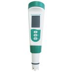 Greethga 5'si 1 arada, PH/TDS/EC/tuz/sıcaklık test cihazı, PPM ölçer su geçirmez IP65, içme suyu için su test cihazı