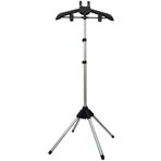 Greethga Ekran Standı Elbise Askısı Konfeksiyon Katlanabilir Tripod Vapur Raf Bezleri Demir Asılı Standı Giyim Kurutma Rafı Siyah