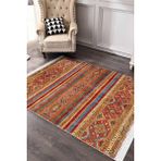 Grefilo İskandinav Desen Kaymaz Taban Salon - Oturma Odası Halısı - 200 x 290 cm - Kırmızı