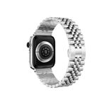 GREGOSS Apple Watch (42-44-45-46-49)mm Seri 10 9 8 7 Se 6 5 4 3 2 1 Paslanmaz Rolex Ayarlanabilir Kordon