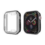 Gregoss Apple Watch 44 mm 360 Tam Koruma Seri 2,3,4,5,6,se Uyumlu Siyah Silikon Kılıf