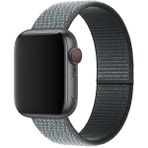 Gregoss Apple Watch Seri 2,3,4,5,6,se,7 Uyumlu 42/44/45 mm Spor Loop Kumaş Hasır Kordon Fırtına Gri