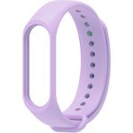 Gregoss Gregoss Xiaomi Mi Band 3 ve 4 Akıllı Bileklik Silikon Kordon Kayış Band Lila