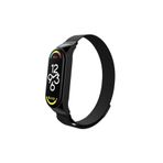 GREGOSS Lüx Xiaomi Mi 4 5 6 Band Milanese Mi 4 5 6 Uyumlu Paslanmaz Mıknatıslı Metal Kordon
