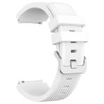 Gregoss Samsung Gear S3 /huawei Gt 2 46 mm (22 mm ) Silikon Şeritli Çizgili Tasrım Kayış Kordon - Beyaz