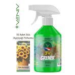Grener 500 Ml Bitki Besini + 15 Süs Ayçiçeği Tohumu – Göz Alıcı Çiçekler