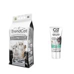 Grey Activated Control Topaklanan Koku Hapseden Tozsuz 10 Lt Kedi Kumu + Malt Paste
