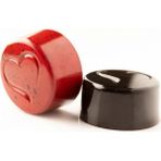 Greyas Moulds Polikarbon Yuvarlak Kalp Pralin Çikolata Kalıbı 12,5 gr | CM-3843