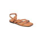 Greyder 3Y2YS50758 Taba Hakiki Deri Kadın Sandalet