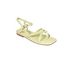 Greyder 4Y2CS59032 KadınNeon Yeşili Hakiki Deri Sandalet