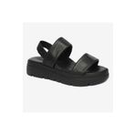 Greyder 4Y2FS59029 Kadın Siyah Hakiki Deri Sandalet
