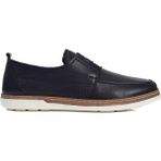 Greyder 62625 Erkek Hakiki Deri Baskılı Bağcıklı Comfort Urban Ayakkabı - Lacivert