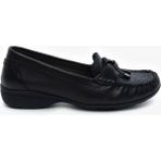 Greyder 6Y2FA25593 Kadın Siyah Hakiki Deri Comfort Ayakkabı