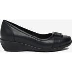 Greyder 6Y2FA35740 Kadın Siyah Hakiki Deri Comfort Ayakkabı