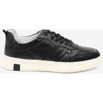 Greyder Erkek Siyah Ekru Hakiki Deri Sneaker Ayakkabı 5Y1CA64534 - Siyah - Ekru