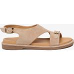 Greyder Kadın Bej Süet Hakiki Deri Sandalet 6Y2WS59399