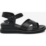 Greyder Kadın Siyah Hakiki Deri Sandalet 6Y2FS59398
