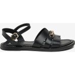 Greyder Kadın Siyah Hakiki Deri Sandalet 6Y2WS59353