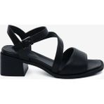 Greyder Kadın Siyah Hakiki Deri Topuklu Sandalet 6Y2CS32480