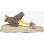 Greyder Kadın Vizon Süet Hakiki Deri Spor Sandalet 6Y2TS57808 - Lila - Kahverengi