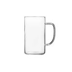 GRFIT Glass Heat Resistant Mug Coffee Milk Water Mugs Juice Transparent Cup Handle Kitchen Office Home