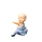 GRFIT Masa Süslemeleri Küçük Keşiş Dekorasyonu: Zen Art Lotte Kung Fu Monk Otomotiv Ofis Masaüstü Dekorasyonu Yaratıcı Çin Tarzı Hediye Masaüstü Süsü (Renk: D)