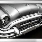 Gri 1955 Buick Roadmaster Araba-2 Motifli Kanvas Tablo DBSANAT12005