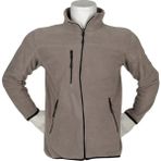 Gri 3 Fermuarlı Polar Hırka - XL