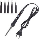Gri 80W 220V, Abd Jcd 80W Elektrikli Havya Seti Sıcaklığı Ayarlanabilir 220V 110V Lehim Pastası Lehim Sökme Pompası Kaynak Alet Takımı LCD Ekran (Yurt Dışından) - Renkli