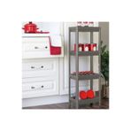GRİ - ANTRASİT DİKDÖRTGEN RAF ÜNİTESİ PLASTİK (5264)