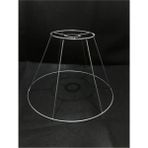 Gri Avize Teli Abajur, Alt Çap 30 Cm, Üst Çap 14 Cm, Şık ve Modern Tasarım - Antrasit - Seçenek 1