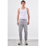 Gri Bağcıklı Erkek Regular Fit Eşofman Altı - 2XL