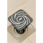 Gri Beyaz Renk Kare Kötü Koku Önleyici Silikon Mat Banyo Mutfak Lavabo Balkon Gider Tıpası Kapağı