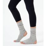 Gri Bilekli Yoga & Pilates Çorabı