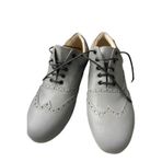 gri brogue erkek yeni rahat kalıp dans ayakkabısı, klasik zarafeti modern-hafif-Tango, dans ve salon ayakkabısı (EU Ayakkabı Beden Sistemi, Yetişkin, Sayısal, Orta, 44)