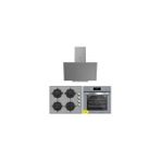 Gri Cam Ankastre Set ( 3481 Flam - CS5335S02 - BO6504S01 )