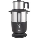 Gri Çelik Semaver, 4500 W, Demlikli, Şık ve Dayanıklı Tasarım - Altın - Gri