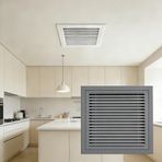 Gri çelikten geri dönüş hava filtresi ızgarası, 14 x 20 inç, duvar/tavan için havalandırma kapağı, klima sistemlerinde hava sirkülasyonunu optimize eder, kolay kurulum, soğuk hava geri dönüşü için