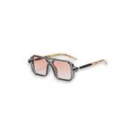 Gri Çerçeve Pembe Cam Birch Vintage & Retro Güneş Gözlüğü