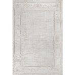 Gri Çerçeveli Pamuk Makinada Yıkanabilir Kaymaz Taban Dijital Makine Baskı Salon Halı-I-Krm_Elegance-EG002A-160x350