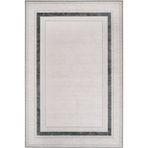 Gri Çerçeveli Pamuk Makinada Yıkanabilir Kaymaz Taban Dijital Makine Baskı Salon Halı-I-Lxs_Valeria-Katman6-120x350