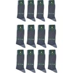 Gri Çizgi Desen 12'li Ultra Lüks Bambu Erkek Çorap CRP300 - 41 - 44
