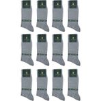 Gri Düz 12'li Ultra Lüks Bambu Erkek Çorap CRP321 - 41 - 44